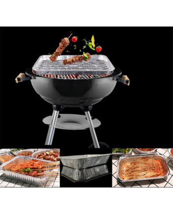 Aluminium Foil Tray Round BBQ Oven Roaster 36x36x6cm Super Quality Reliable Tray