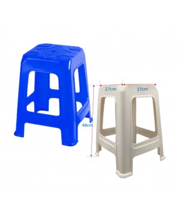 4x Plastic Stacking Stool Home Kitchen Dining Garden Outdoor Indoor Stool &Chair