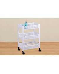 Plastic kitchen storage tier rack storage rack fruit vegetable basket 3-5 tier